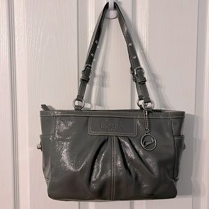 Coach Poppy Patent Leather Tote